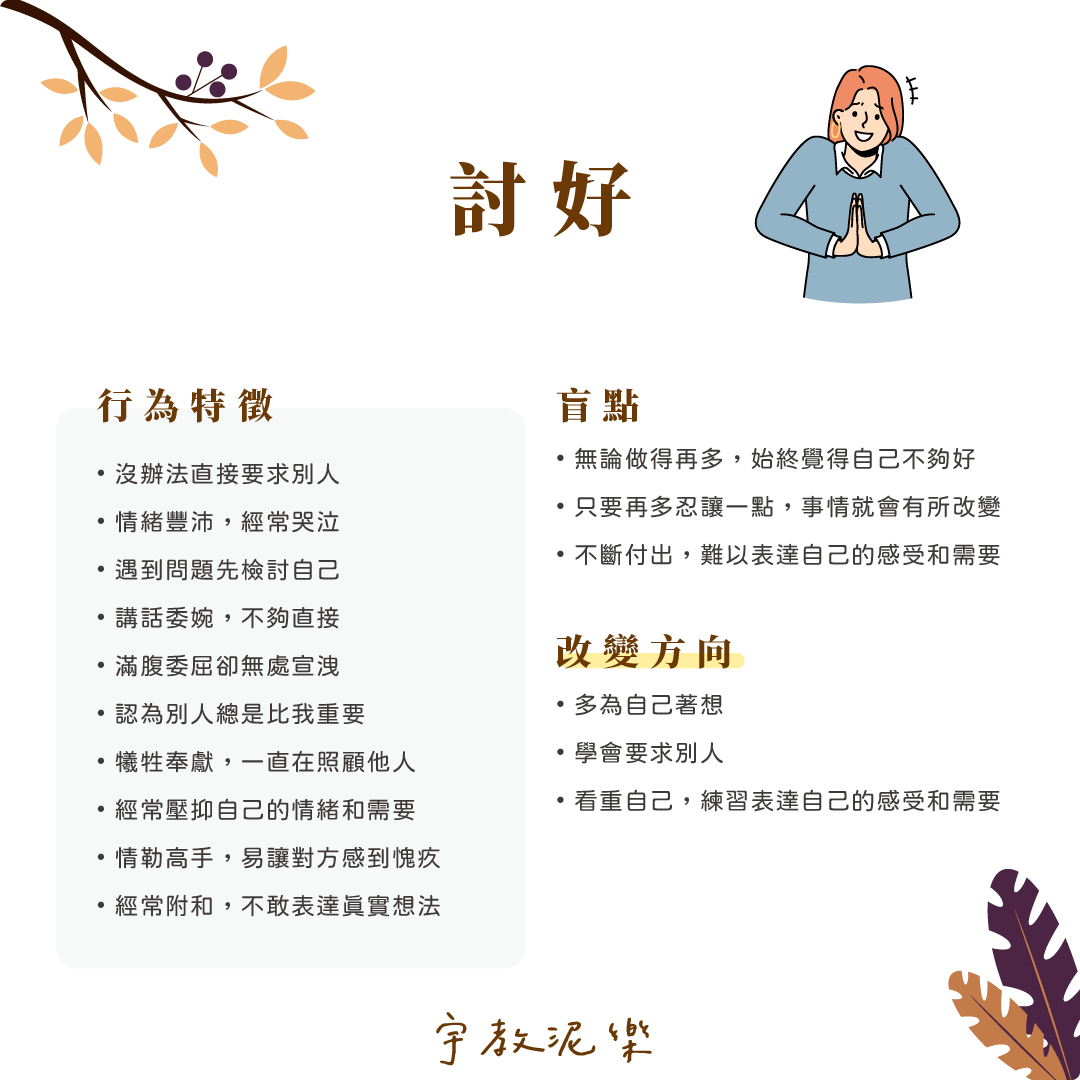 討好的應對姿態