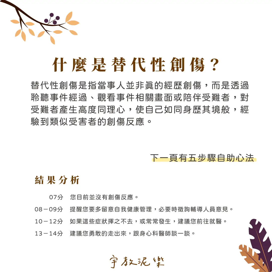 替代性創傷:對別人的痛苦過度感同身受